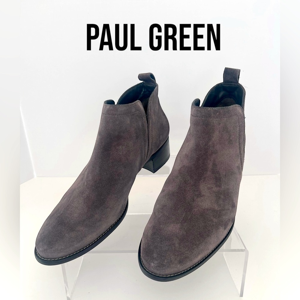 PAUL GREEN SUEDE ANKLE BOOTS WOMENS SIZE 9
